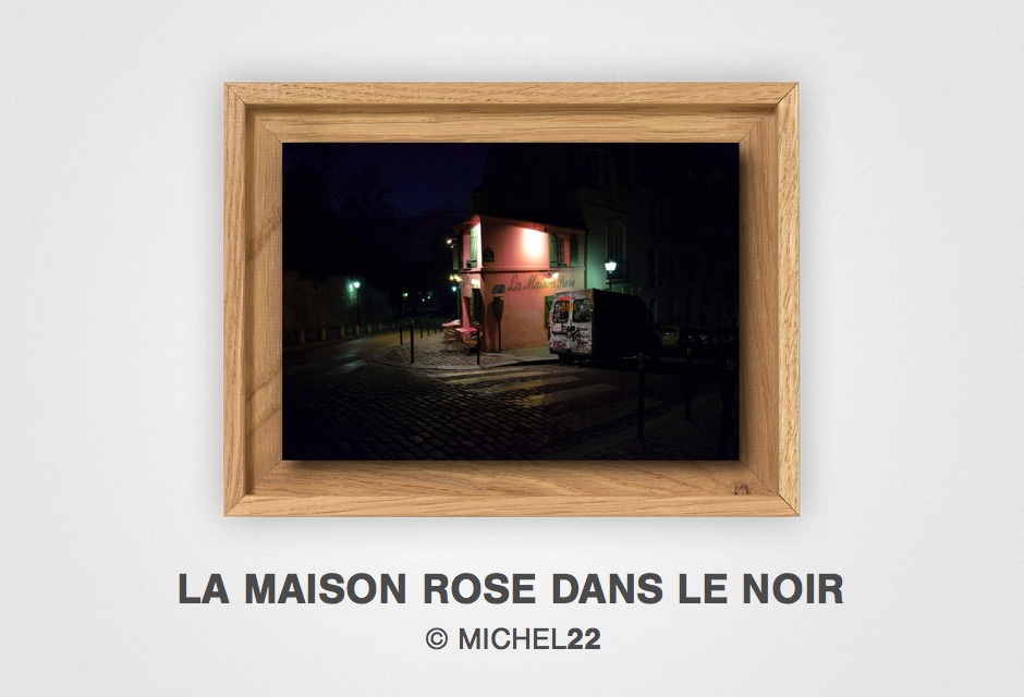 LA MAISON ROSE DANS LE NOIR